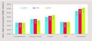  7 Development of the heat consumption 