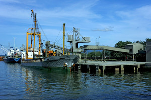  9 Shiploading from Indocement’s Tarjun plant  