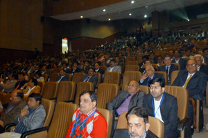  The audience in the Zorawar Auditorium 