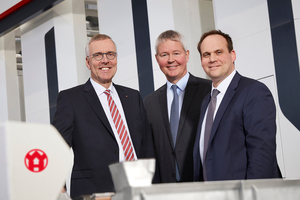  The Management Board of W&amp;H as of 01.04.2019 (f.l.t.r.): Dr. Jürgen Vutz, CEO, Peter Steinbeck, CSO, and Dr. Falco Paepenmüller, CTO 