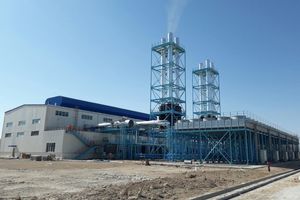  Six MAN 18V32/40 engines form the backbone of a power plant that will generate around 54 MW of electrical energy for a new cement plant in Samawa/Iraq 