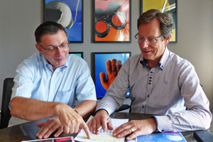  Helmut Ehnes, ISSA Mining Secretary General, and Dr. Thomas Stumpf, ILA Secretary General in conversation 