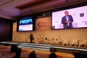  4 Ian Riley, CEO, World Cement Association (WCA), presented the WCA work and the three key trends 