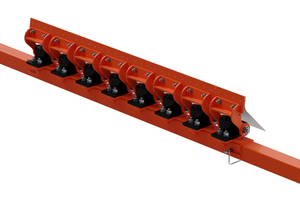  1 A latch pin releases the cartridge from the mainframe allowing cartridge removal and replacement 