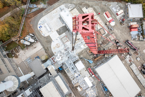  2 The floor slabs were poured using around 1000 m3 of R-concrete  