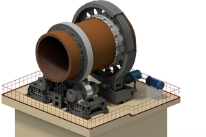  9 Illustration of 2-support rotary kilns  