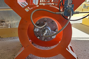  1 Martin X-Stand organizes air cannons and protects maintenance staff 