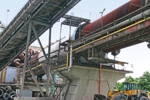  6	Rotary kiln with satellite cooler 