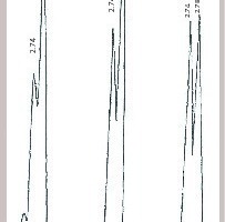  1 XRD spectra of laboratory fired clinkers, A = 1350°C – 1 hour, B = 1400°C – 1 hour, C = 1350°C – 2 hours 