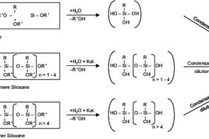  4 Production route of silanes and oligomeric/polymeric siloxanes 