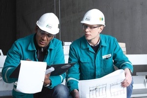  	Training während der Bauphase 