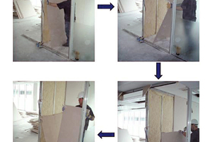  1 Dismantling plasterboards 